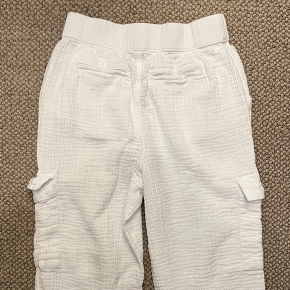 Time and Tru White Cotton Textured Fabric Pants - Picture 12 of 14